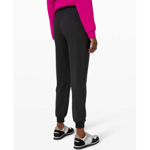 Lululemon Keep Moving Jogger Black Black Casual Stretch Lightweight Soft Sz 4 - Picture 5 of 11